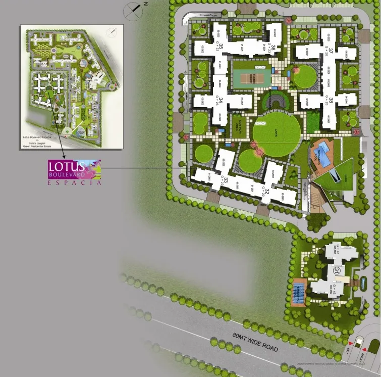 Lotus Boulevard Site Plan
